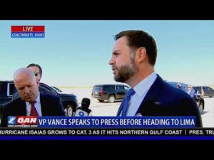 LIVE: VP Vance Speaks with Reporters