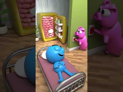 Geometry dash Water on the hill vs Piglet (time for Snacks)
