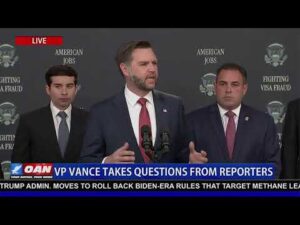 LIVE: VP VANCE MAKES ANNOUNCEMENT ON VISA FRAUD