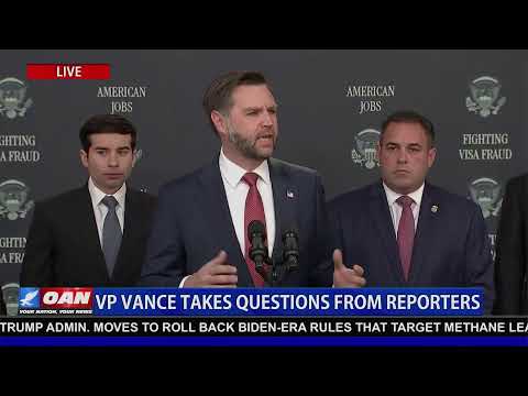 LIVE: VP VANCE MAKES ANNOUNCEMENT ON VISA FRAUD