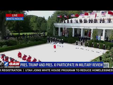 LIVE: PRES. TRUMP AND PRES. XI PARTICIPATE IN MILITARY REVIEW