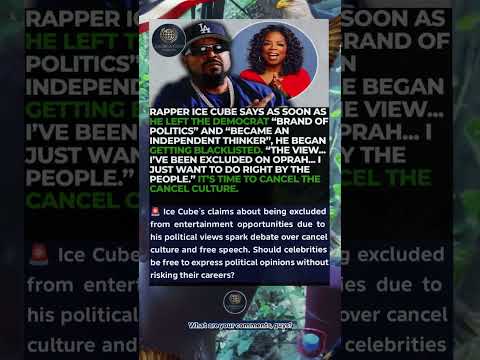 Ice Cube Speaks Out on Being Excluded From Shows – What Do You Think About His Claims? 🇺🇸 #Breakin