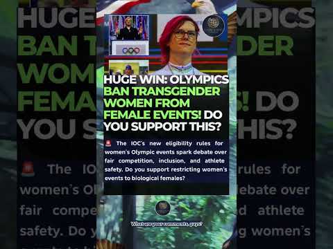 Olympics Adopts New Female Category Rules for LA28 – Do You Support This Policy? #BreakingNews #USNe