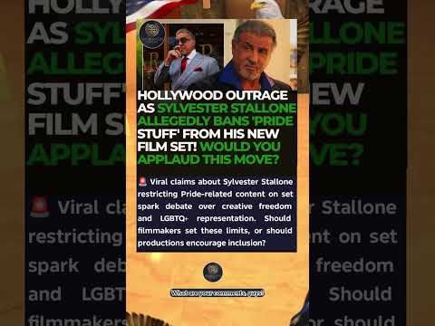 🎬 Viral Claims About Stallone and Pride on Set Spark Debate – Do You Support the Move? 🔥 #Breaking