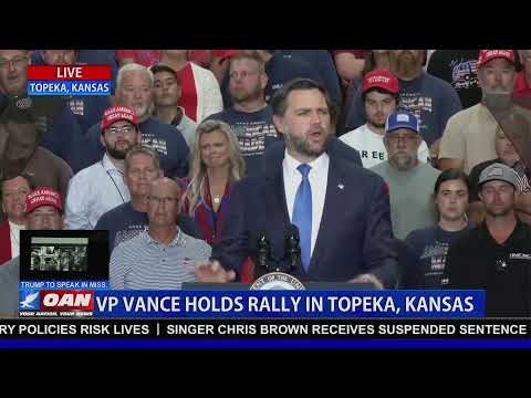 LIVE: VP VANCE Holds Rally in Topeka, Kansas